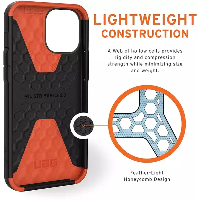 UAG Apple iPhone 13 Pro Max / iPhone 13 Pro / iPhone 12 Pro Max/iPhone 11 Pro Max Civilian Series Case