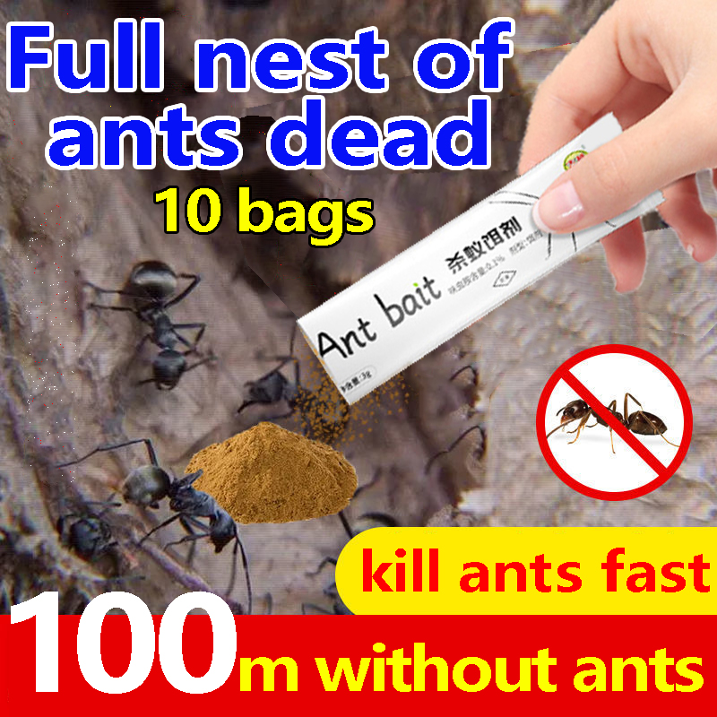 【10 bags 】Powder Ant Killing Bait Efficient ant extermination pests
