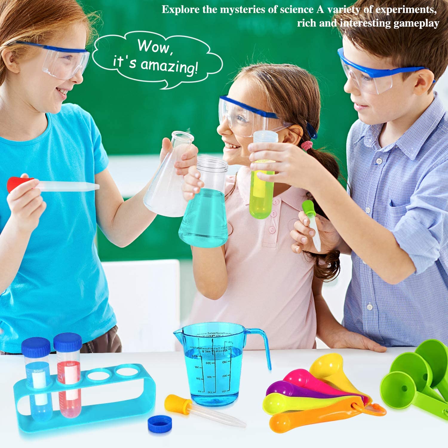 HOMOFY Kids Science Experiment Kit for 5-7 Year Old Stem Education 16pcs for sale online 