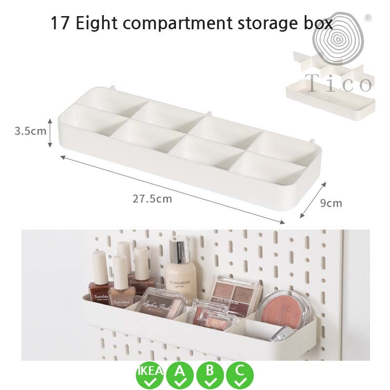 2023】 TICO IKEA SKADIS kitchen、bathroom、table storage B WHITE pegboard ...