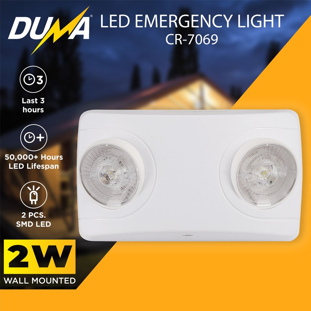 DUMA LED EMERGENCY LIGHT CR7069 Lazada PH