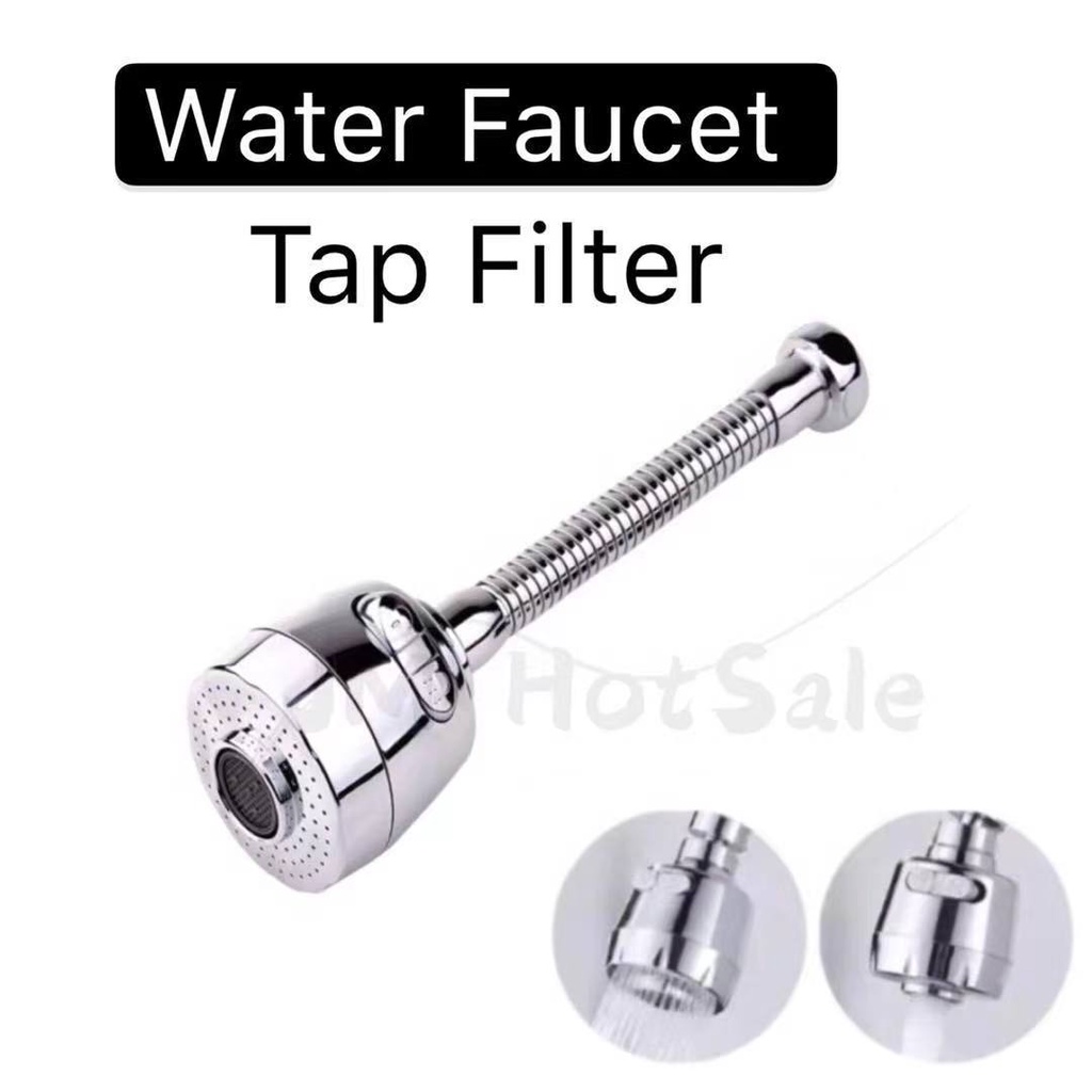 (1pcs) Stainless Steel 360 Rotary Water Saving Faucet Hose Aerator