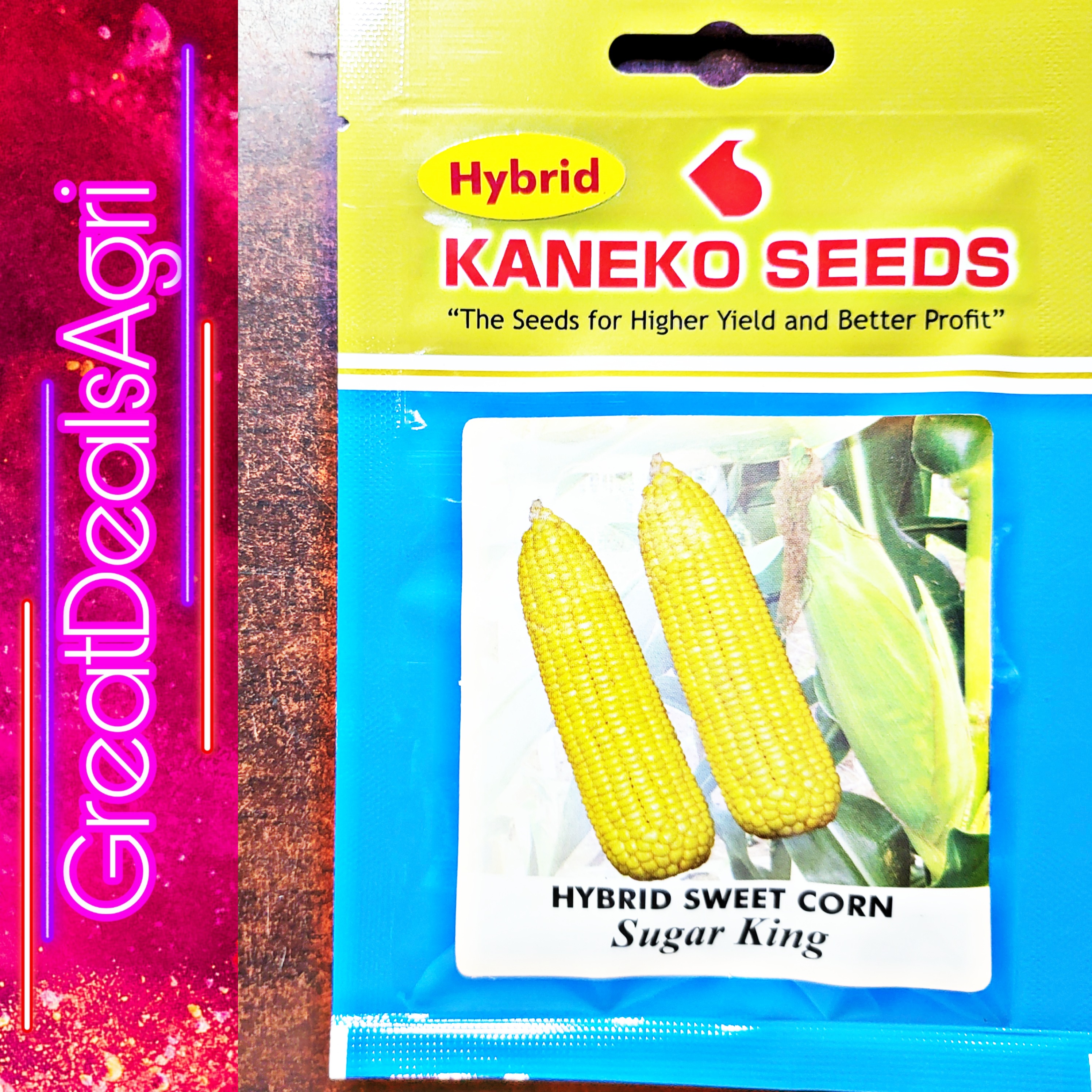 SUGAR KING HYBRID SWEET CORN (72 SEEDS) KANEKO SEEDS Lazada PH