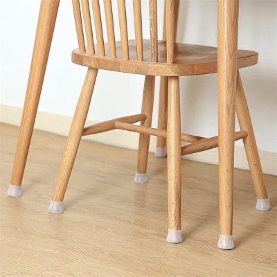 4pcs Silicone Furniture Table Chair Leg Floor Feet Cap Cover