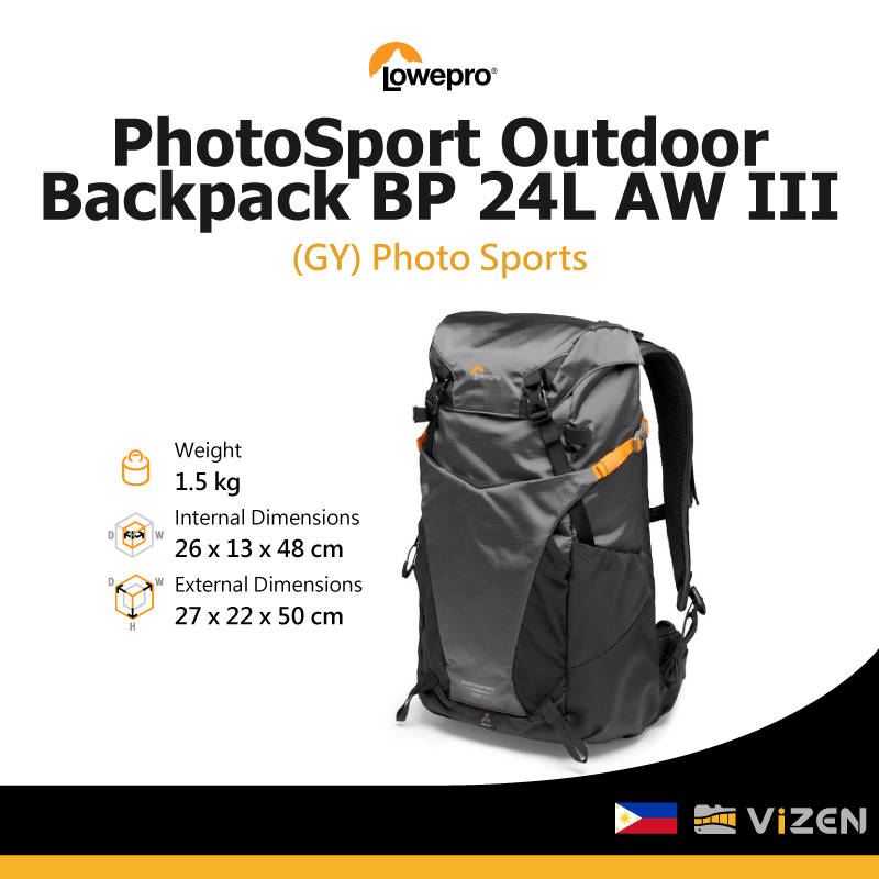 PhotoSport Outdoor Backpack BP 24L AW III (GY)