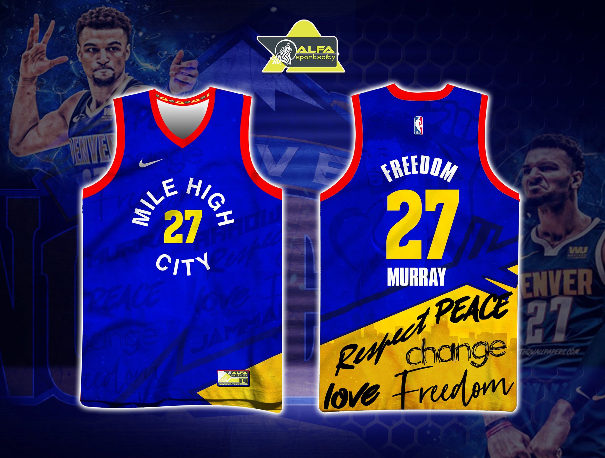 jamal murray freedom jersey