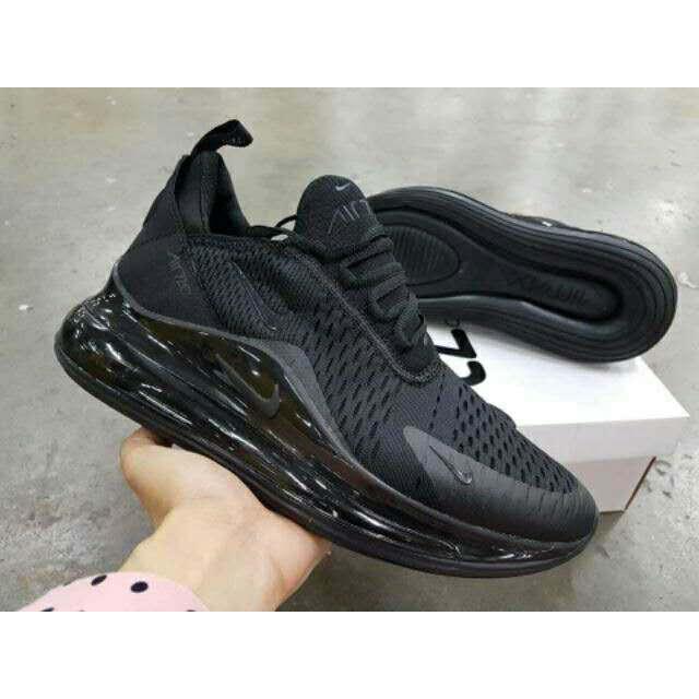 Nike Air Max 720 FLYKNIT for women's Running black shoes | Lazada PH