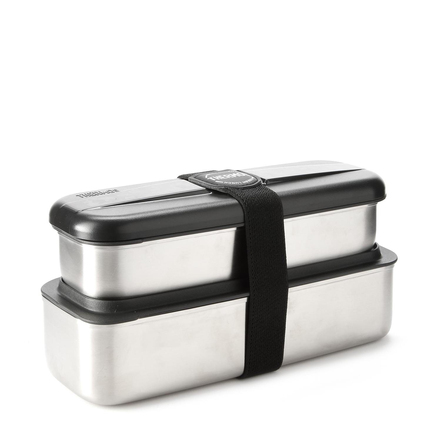 Thermos 2layer Rectangular Stainless Food Container 1100ml review and