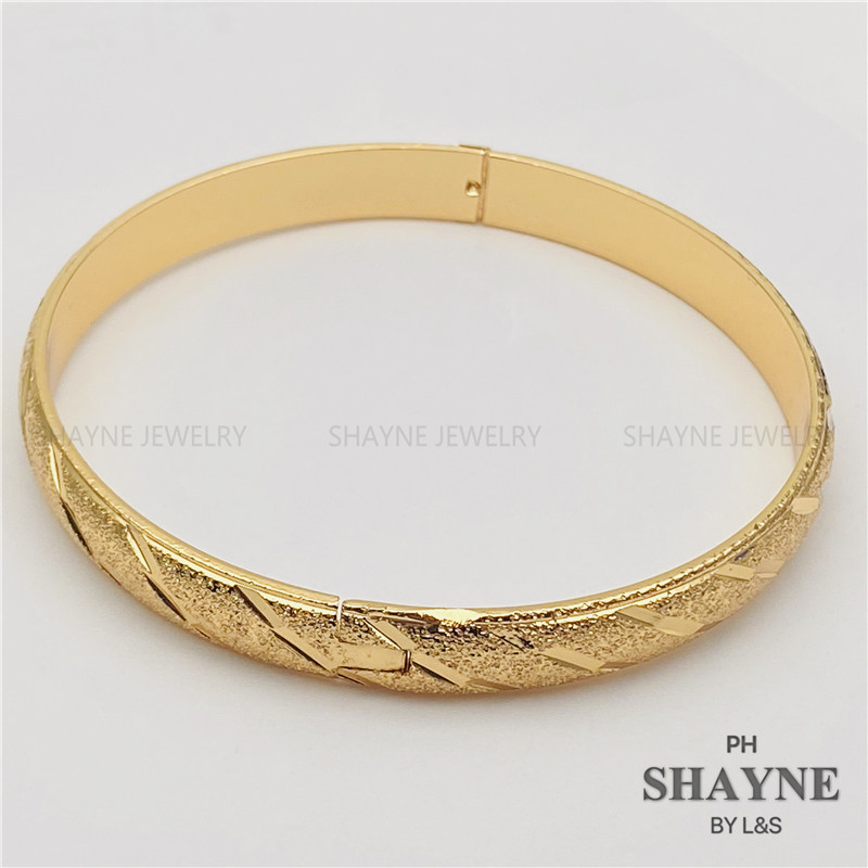 SHAYNE Jewelry 18K Bangkok Gold Bracelet for Women bangle B1355 Lazada PH