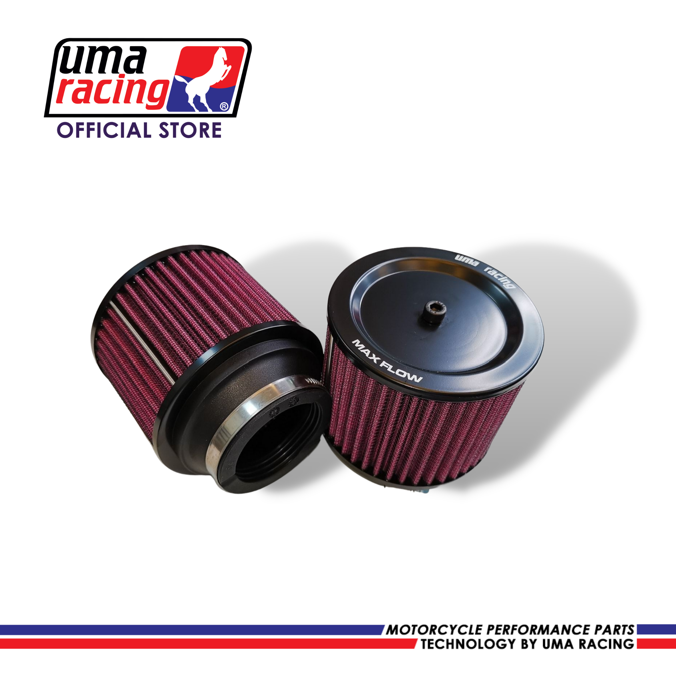 UMA Racing Max Flow Air Filter for Carburetor 50mm (For 24mm28mm) and 55mm (For 30mm34mm