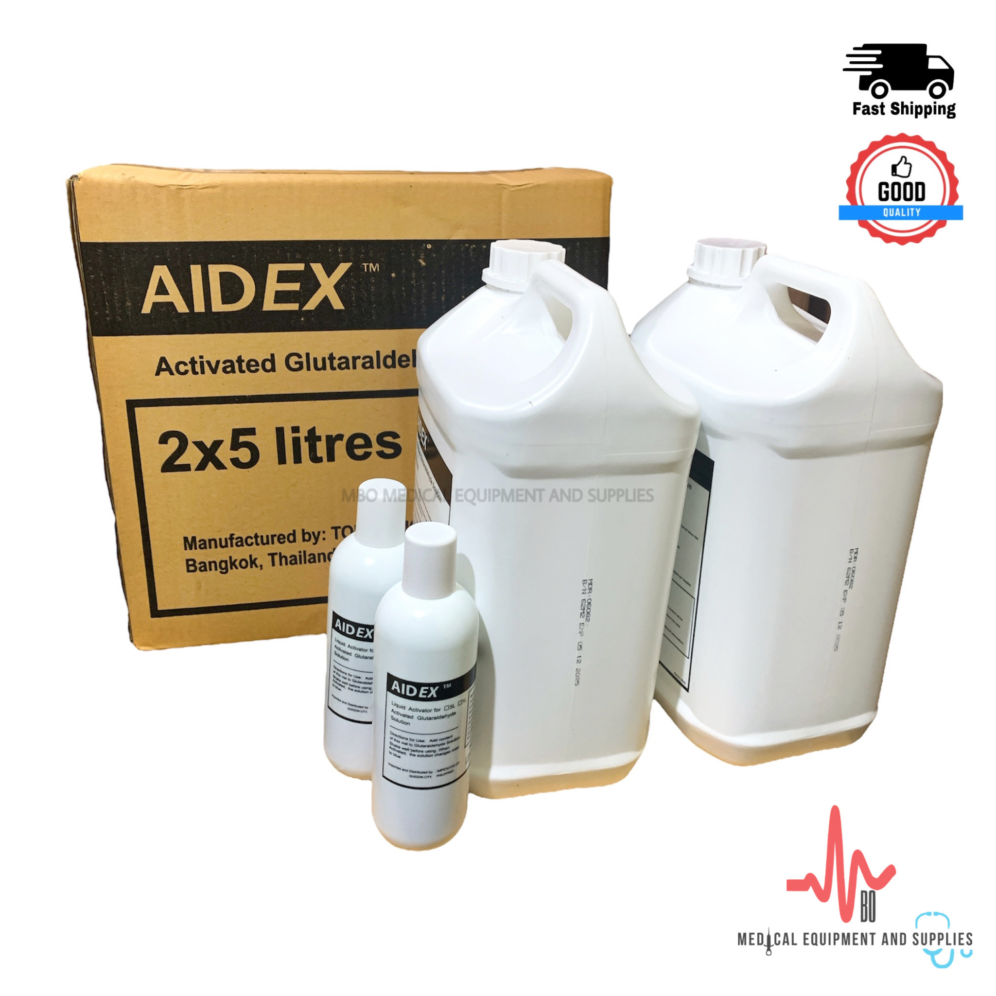 AIDEX 5L Activated Glutaraldehyde Solution / Sterilizing Solution