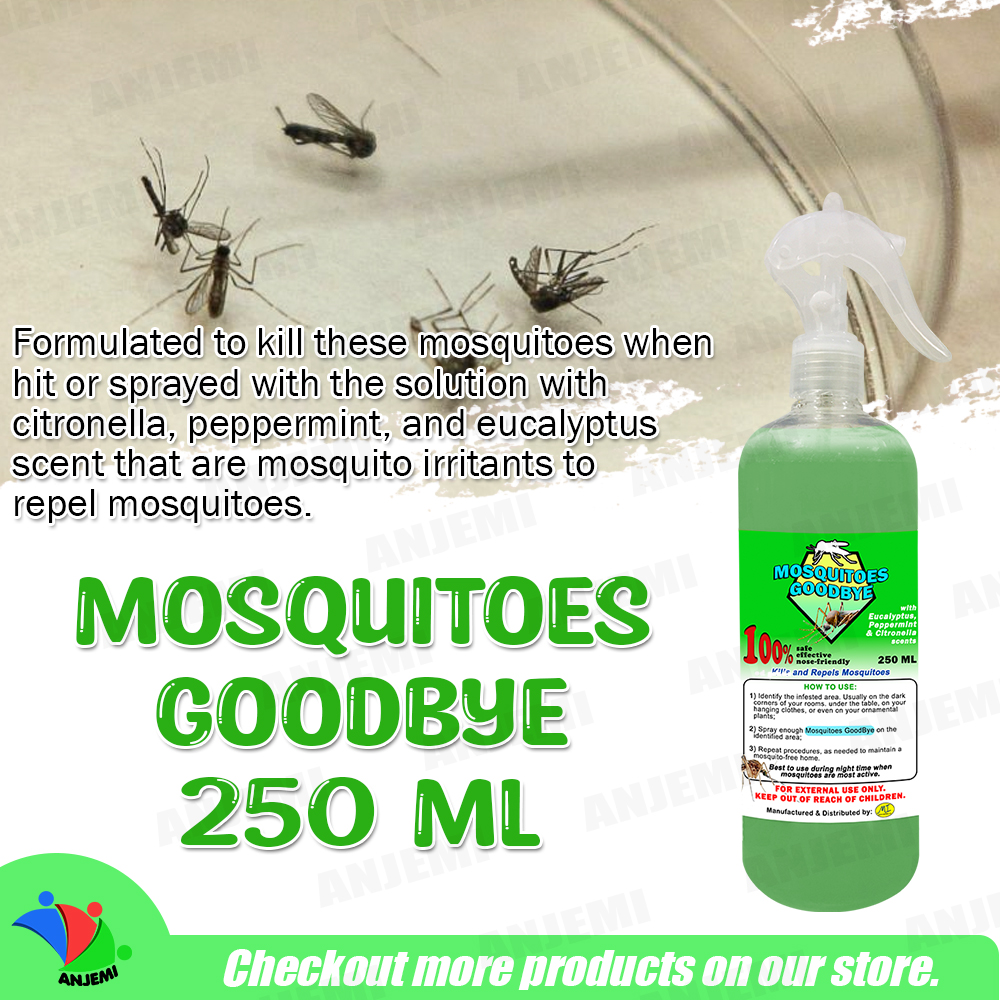 Mosquitoes Goodbye Spray 250ml Mosquito Killer Repellant Antidengue