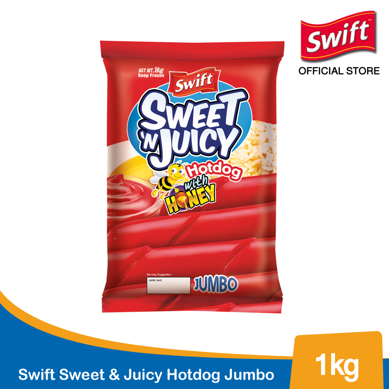 Swift Sweet & Juicy Hotdog Jumbo 1KG Lazada PH