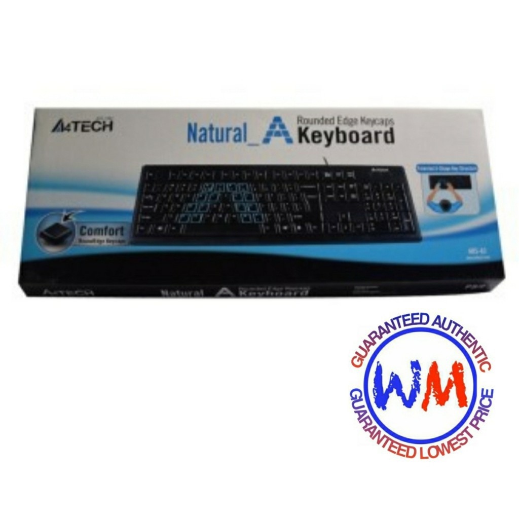 A4TECH L KRS83 ROUNDED EDGE KEYCAPS KEYBOARD ACCS. The keyboard 60