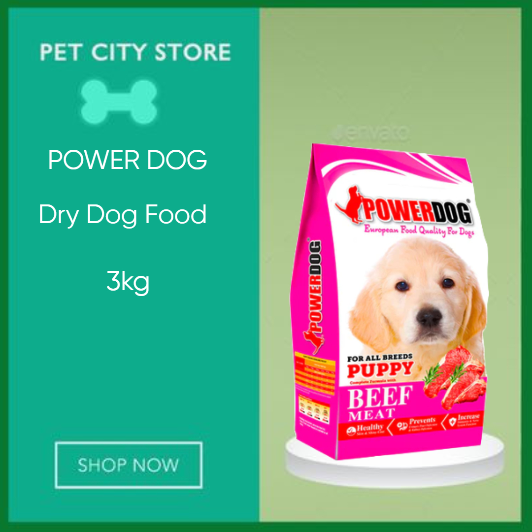 Power Dog Puppy Beef Meat Dry Dog Food 3kg Lazada PH