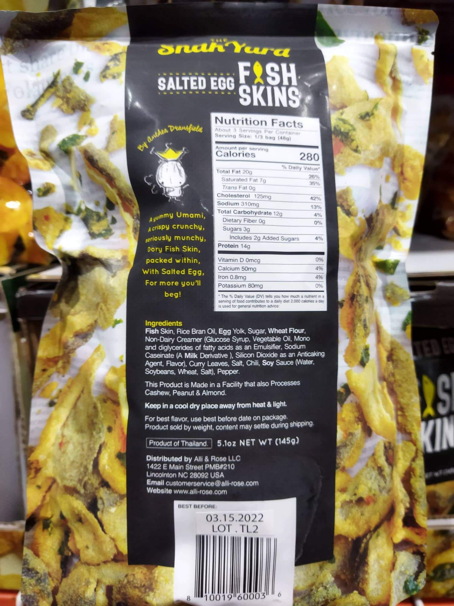 S R Crispy Salted Fishskin Salted Egg 145 Grams Lazada Ph