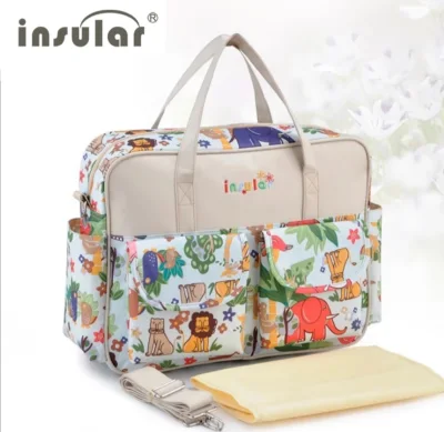 Insular Diaper Bag Multifunctional Baby Diaper Nappy Bag Diaper Travel Bag Diaper Shoulder Bag