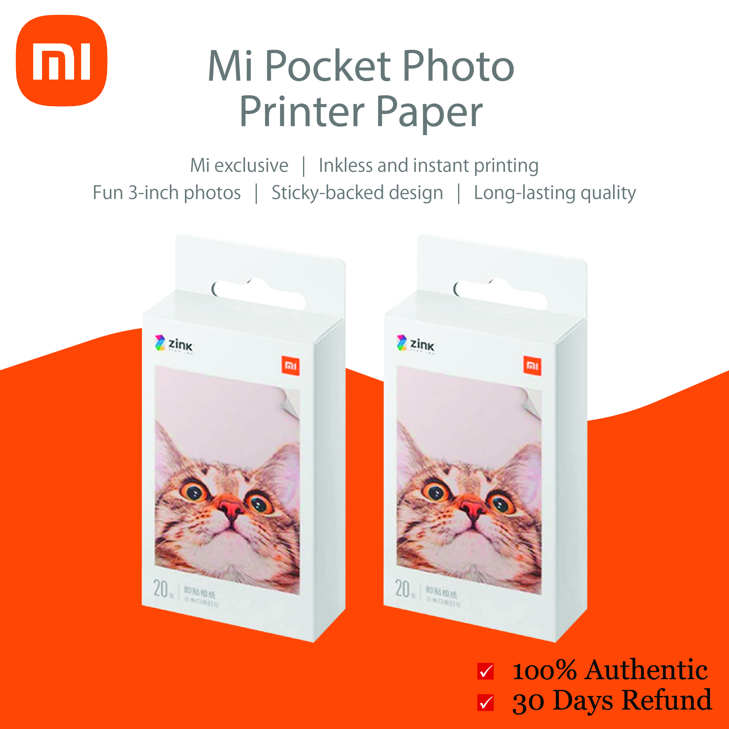 Xiaomi Portable Photo Printer/photo paper Bluetooth Mini Pocket Photo