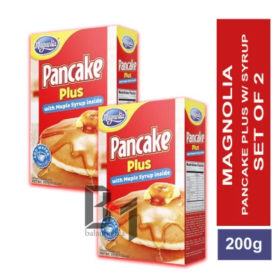 Magnolia Pancake Plus with Maple Syrup 200g. SET of 2