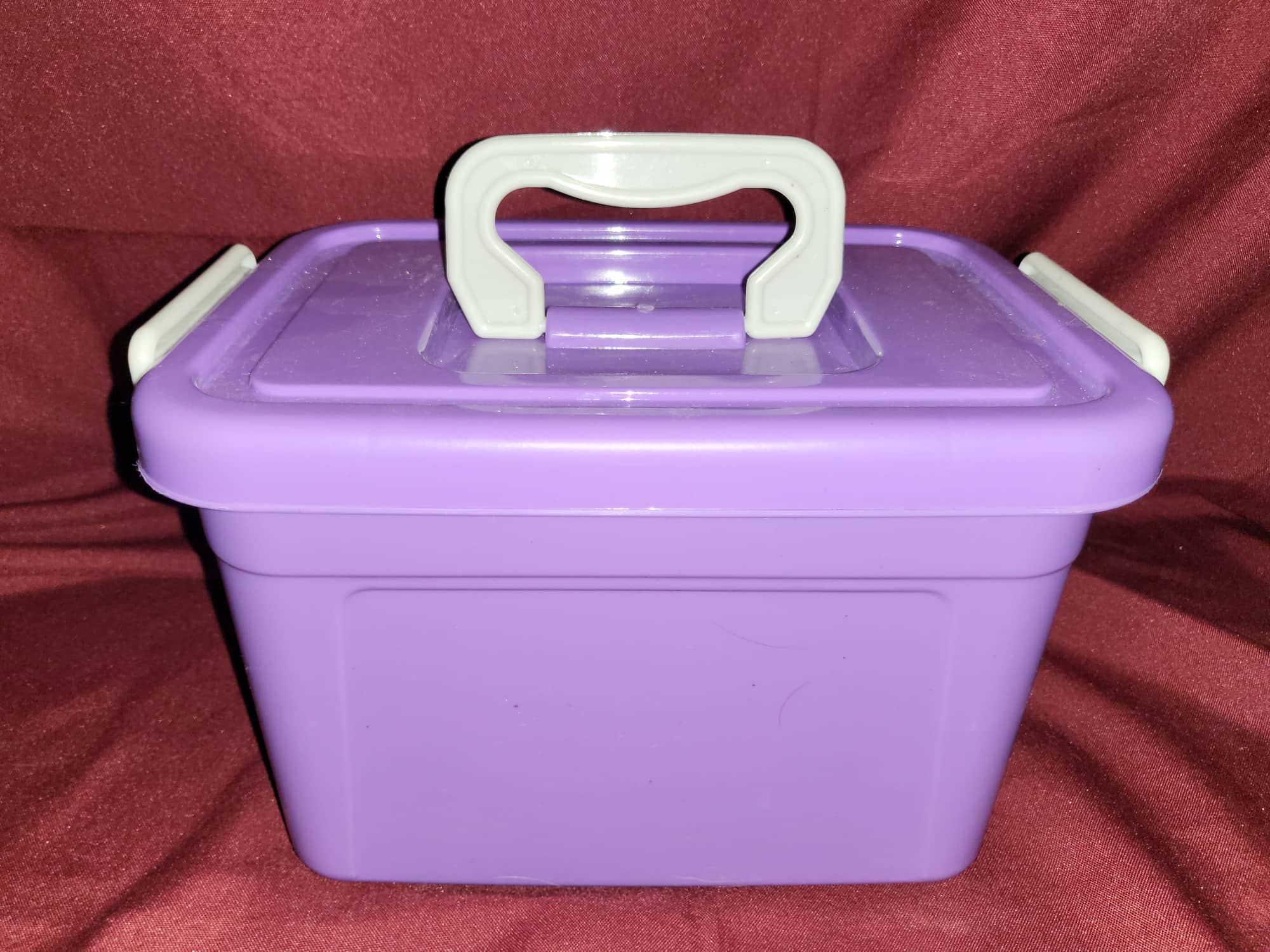 89 PESOS High quality storage box with lock cover and handle / CUTE