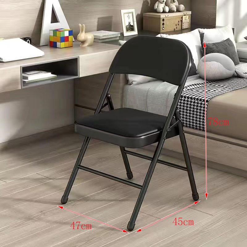 Home folding chair Simple backrest chair Portable office chair ...