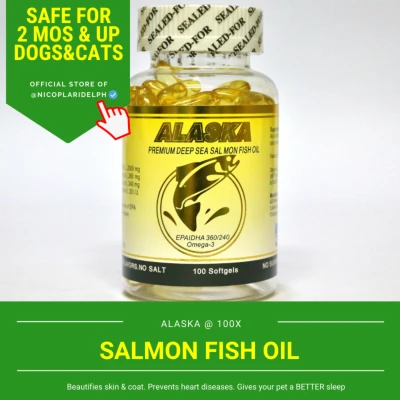 Alaska Premium Deep Sea Salmon Fish Oil (100 softgels)