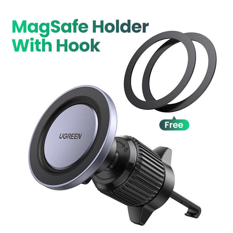 Easy Fit Vehicle Air Vent Mount & Quick Grip XL Holder for iPhone 12 Pro Max (sku 55708)