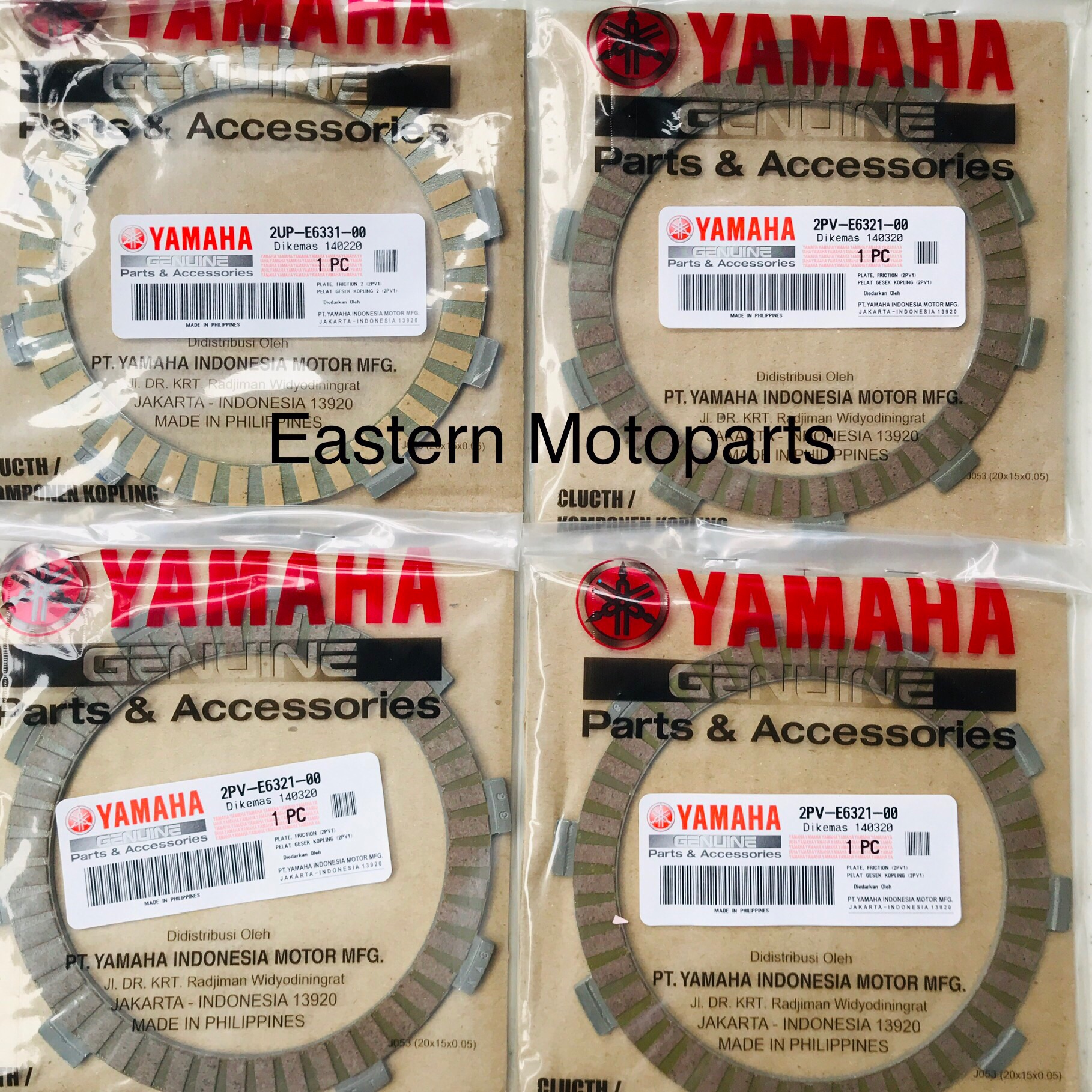 SNIPER 150 Clutch Lining Set (4pcs) Original Lazada PH