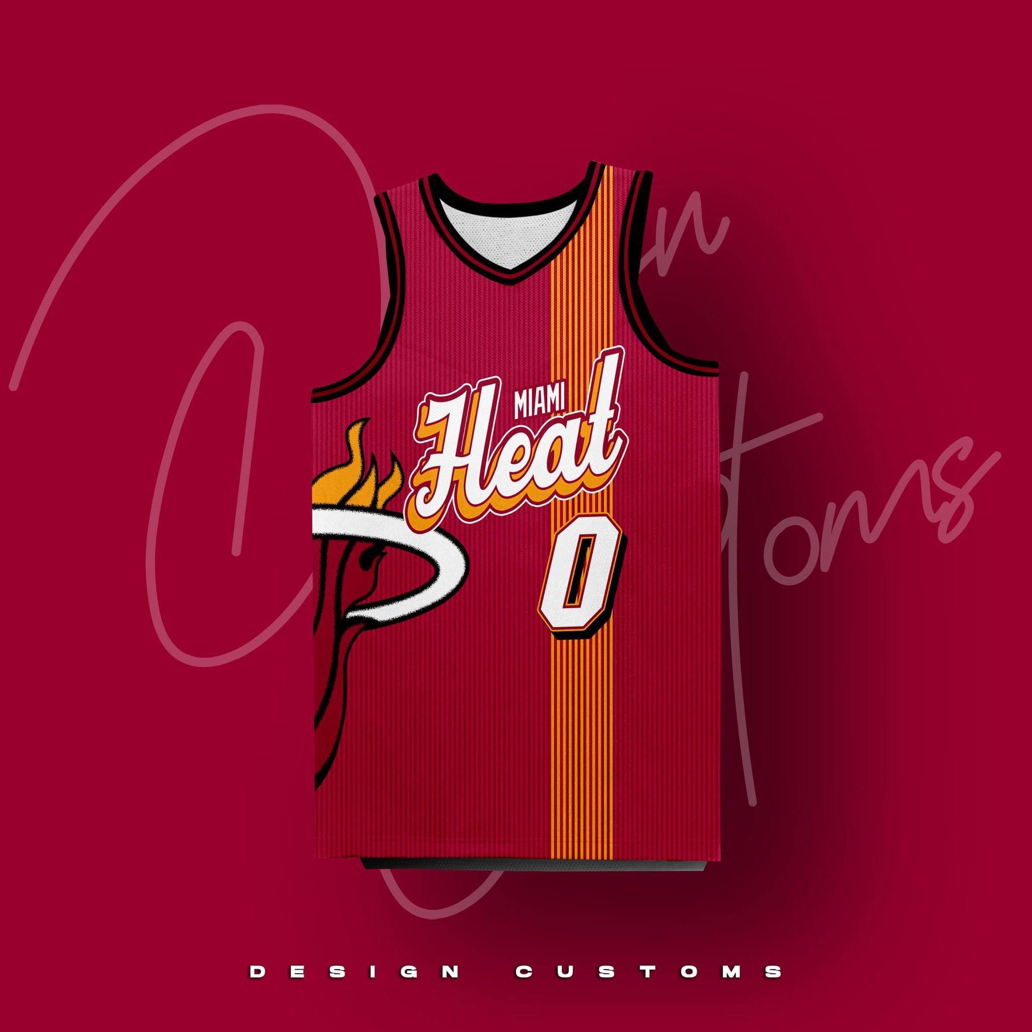 Stylish Miami Heat Pink Jersey Designs 