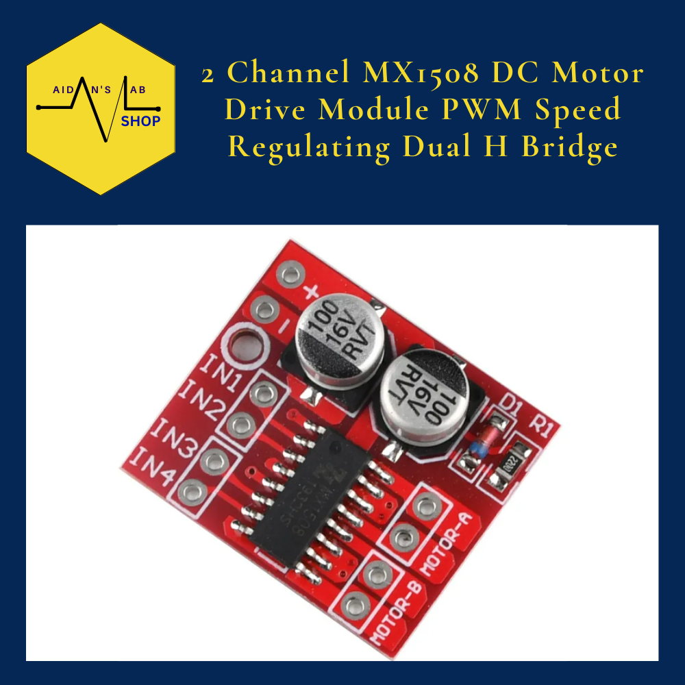 2 Channel Dc Motor Drive Module Pwm Speed Regulating Dual H Bridge 