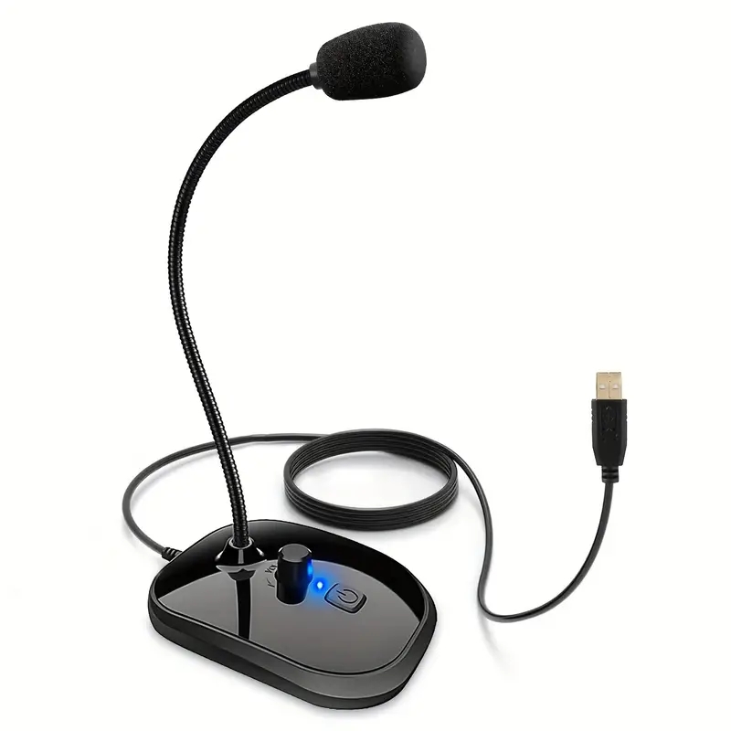 USB Microphone For Computer ,PC Microphone With Spin Button Volume ...