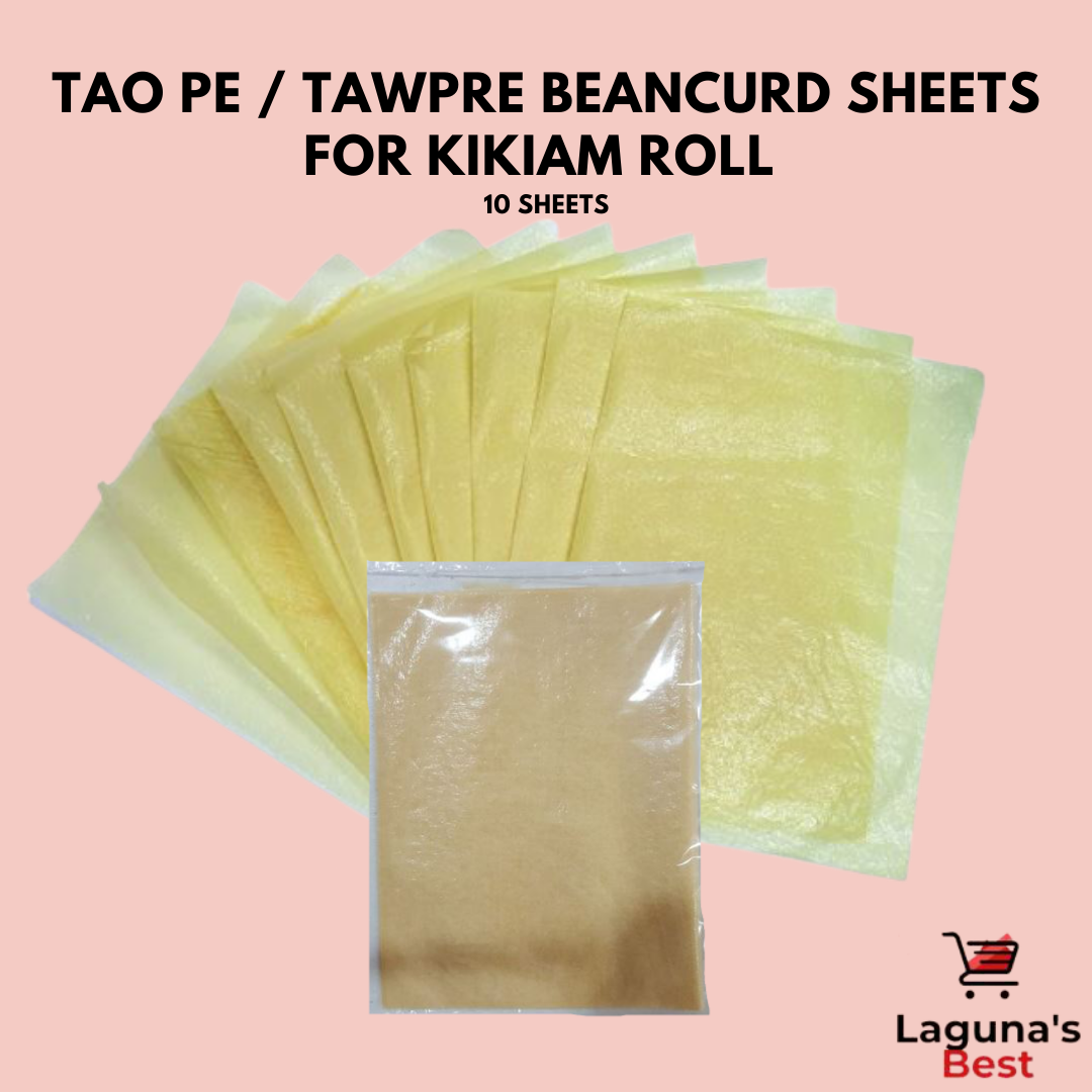 Taope / Tawpe Bean Curd Sheets for Kikiam Roll 10 sheets Lazada PH