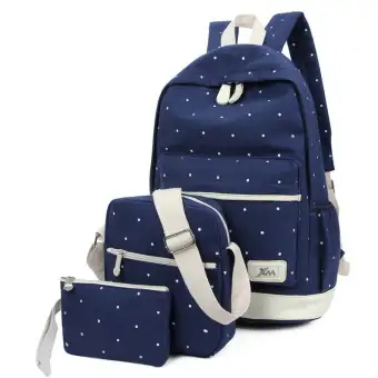 square canvas backpack