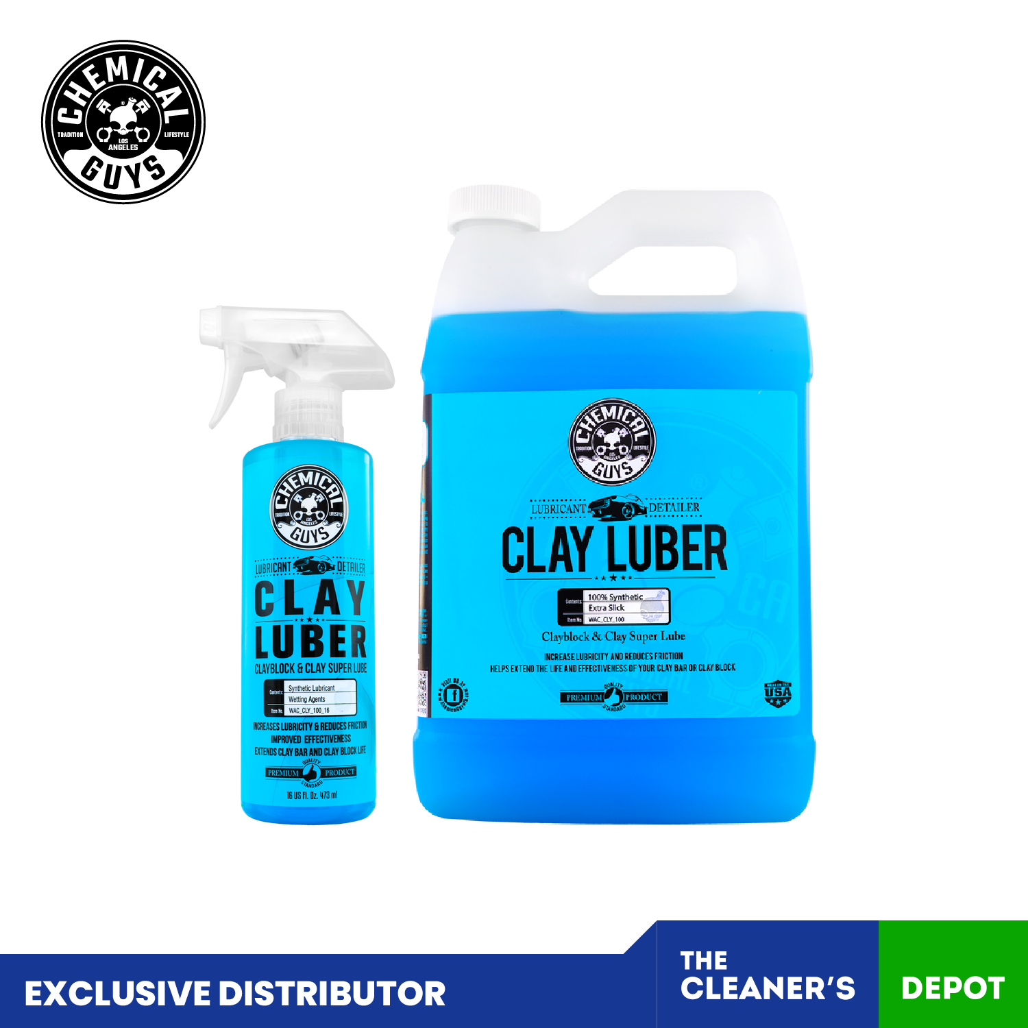 Chemical Guys Clay Luber Synthetic Lubricant 1Gal