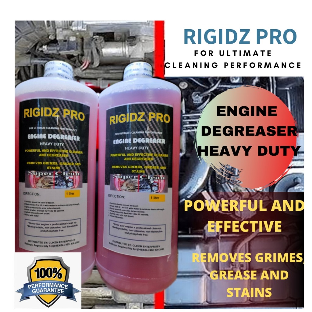 Engine Degreaser Heavy Duty Rigidz Pro 1 liter Lazada PH