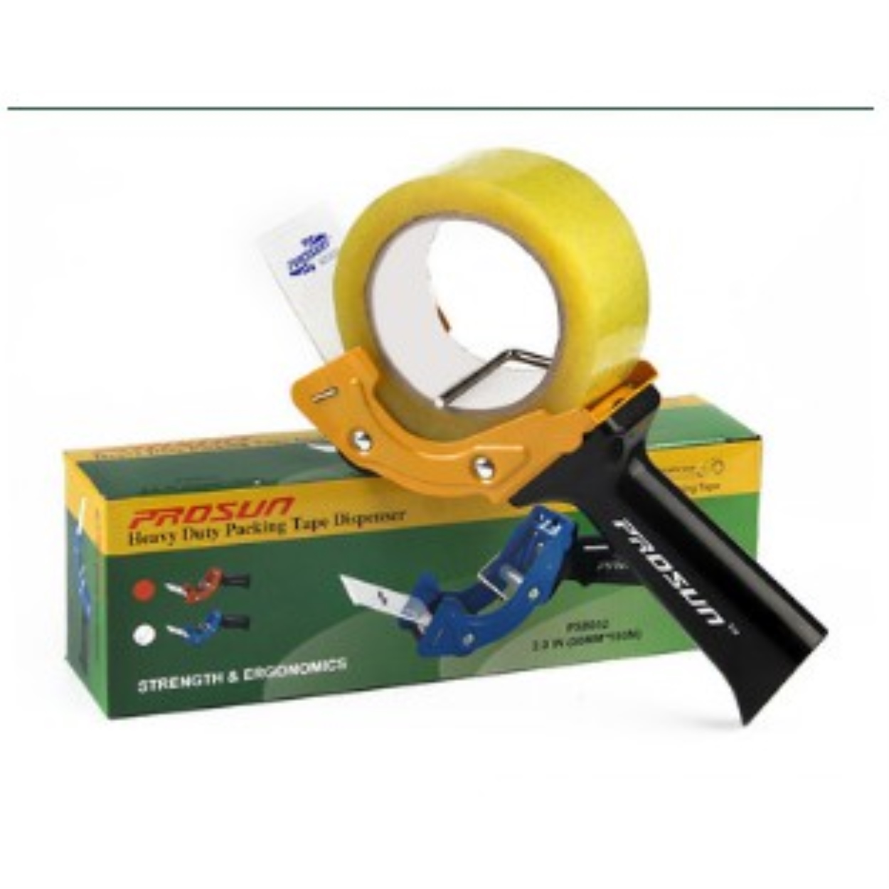 Packing Tape Dispenser with Handle Heavy Duty Portable Sealing for