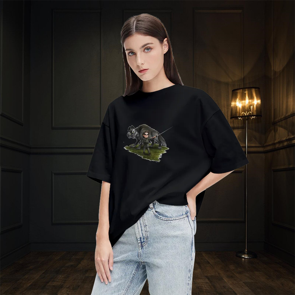 New Style Game of Thrones - Arya Stark MALL PULL OUT Round Neck Graphic tee  t shirt VINTAGESummer Outfit DIRECT SUPPLIER | Lazada PH