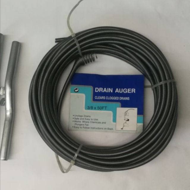 Drain Auger 3/8 X 50 feet Lazada PH