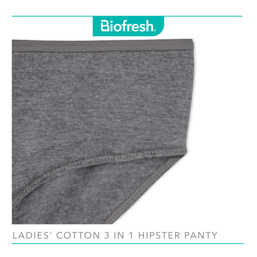 Biofresh Ladies' Antimicrobial Cotton Full Panty 3 pieces in a pack ULPRG1