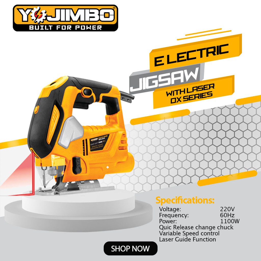 Yojimbo 1100W Electric Jigsaw with Laser DX Series Lazada PH