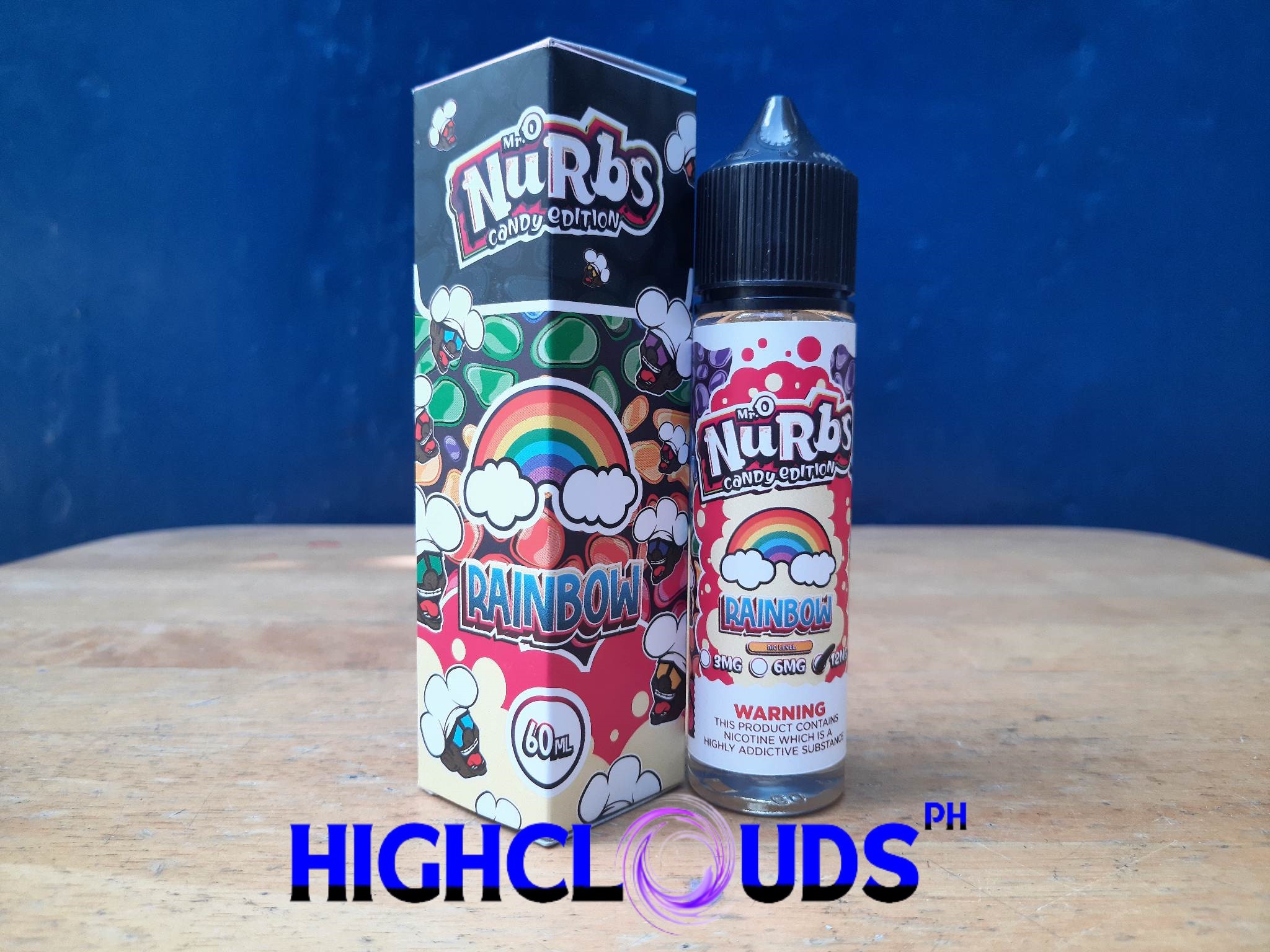 Mr.O Nurbs Candy Edition Freebase 60mL 50VG/50PG Pod Friendly Menthol ...