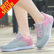 QINGSHUI Women's Height Increasing Running Shoes - Comfortable Breathable Sneakers