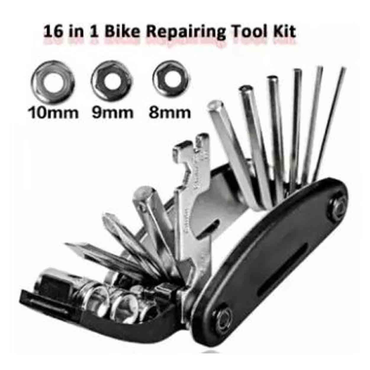 Bike Tools Set 001 16 In 1 Carbon Steel MTB Bike Tools Set Multi