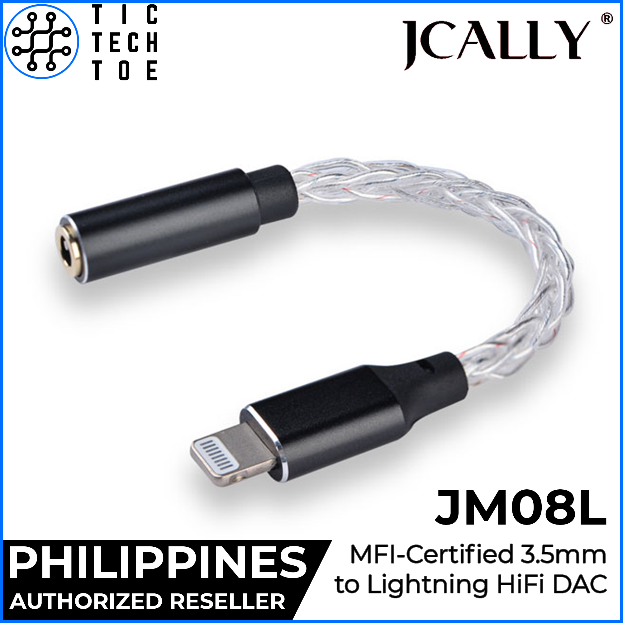 Jcally Dac Lightning To Mm JCALLY JM08L Lightning To Apple MFi