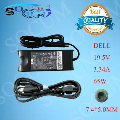 Dell laptop charger 19.5v 3.34a 7.4mm 5.0mm (Circle Pin) for Dell inspiron 14 3000 series 3421 3437 3441 3442 3443