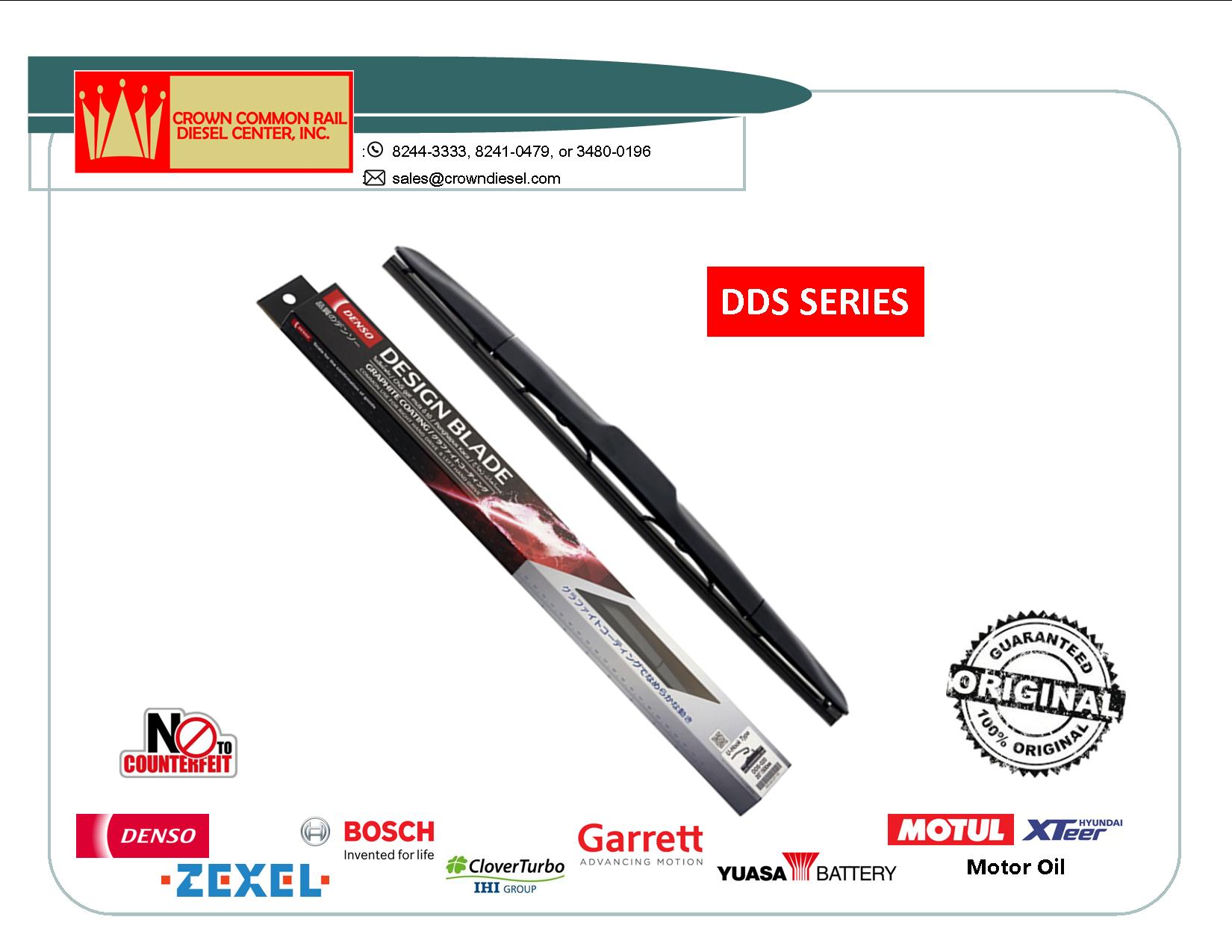Original DENSO Design Wiper Blade Standard (DDS Series) with graphite .