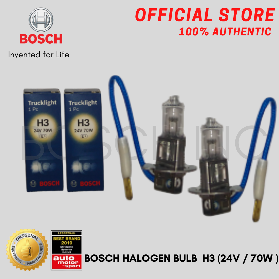 Bosch H3 Halogen Bulb 24v 70w Set of 2 Lazada PH