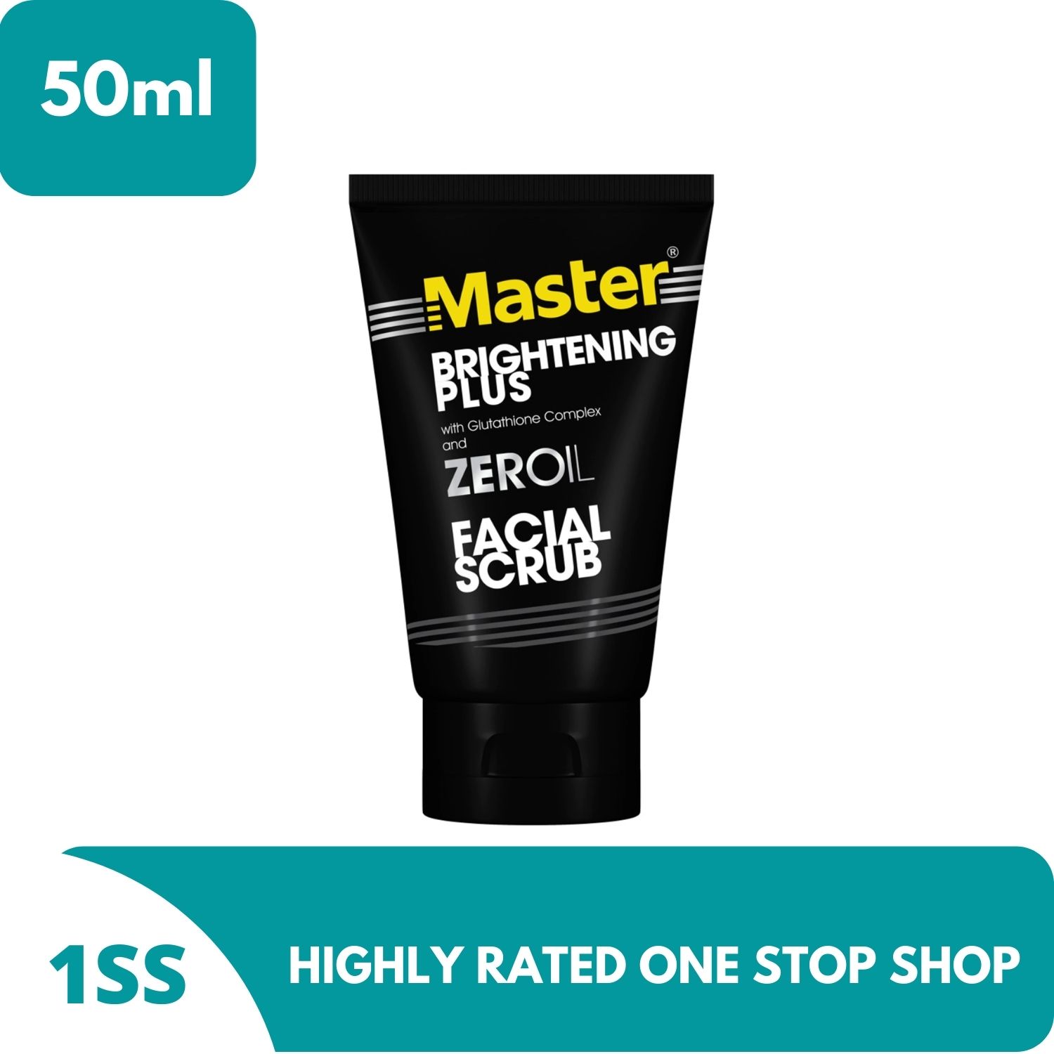 MASTER Brightening Plus Facial Wash 50g Detoxifying Cream Scrub Normal Skin Brightening 7 Days Local Supplier Warranty - Lazada
