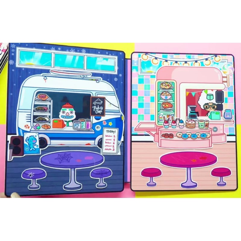 Boutique Toca Boca Paperdolls Toca Boca Dollhouse Toca Boca Quiet Book ...