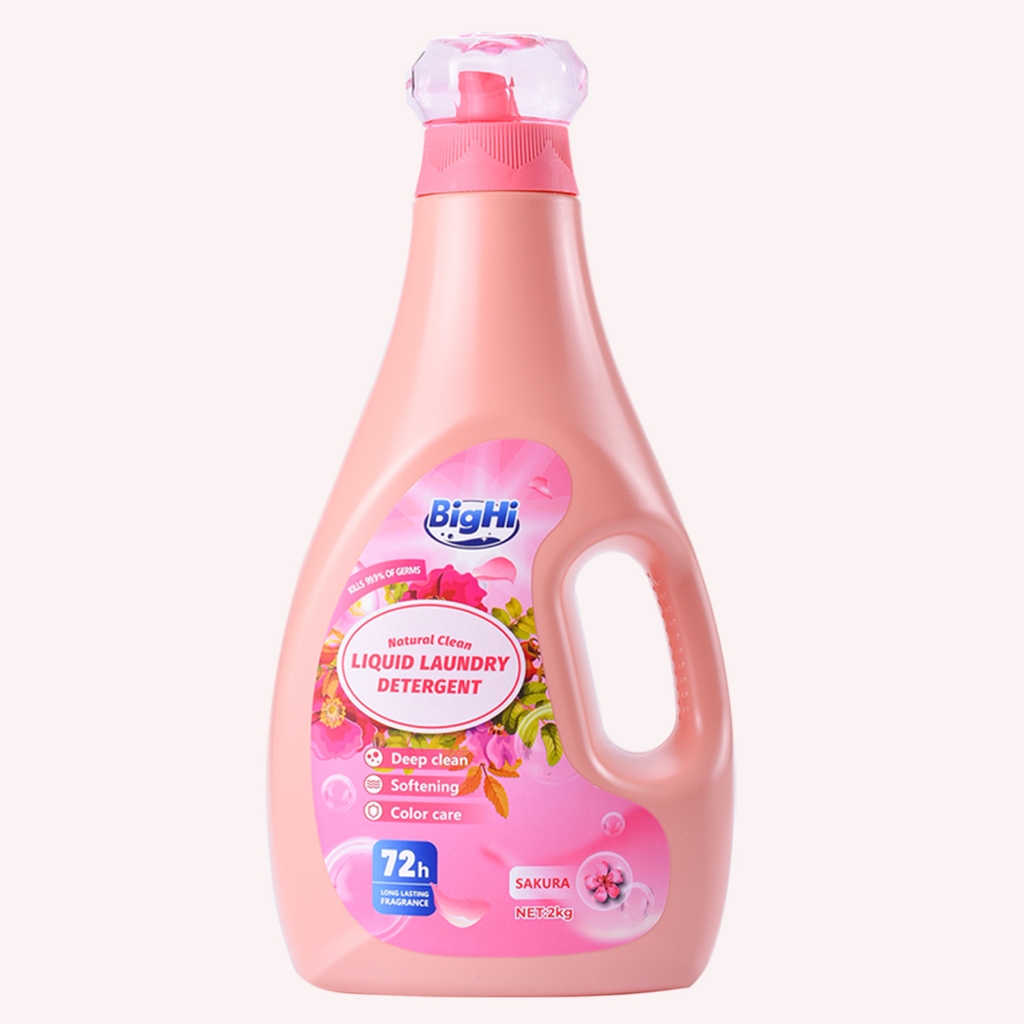 BigHi Liquid Laundry Detergent 2Kg All In One Laundry Detergent Fabric